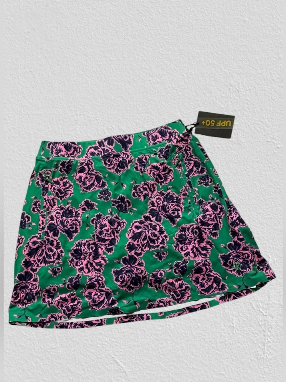G/Fore Women’s Golf Skort Surf Green Floral Print Size Small Retail $165 - Picture 6 of 6